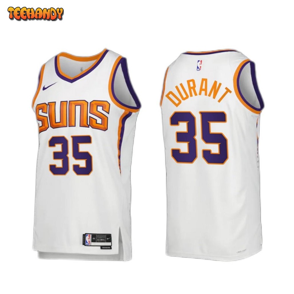 Phoenix Suns Kevin Durant White Association Edition Jersey