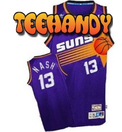 Phoenix Suns Steve Nash Purple Throwback Jersey