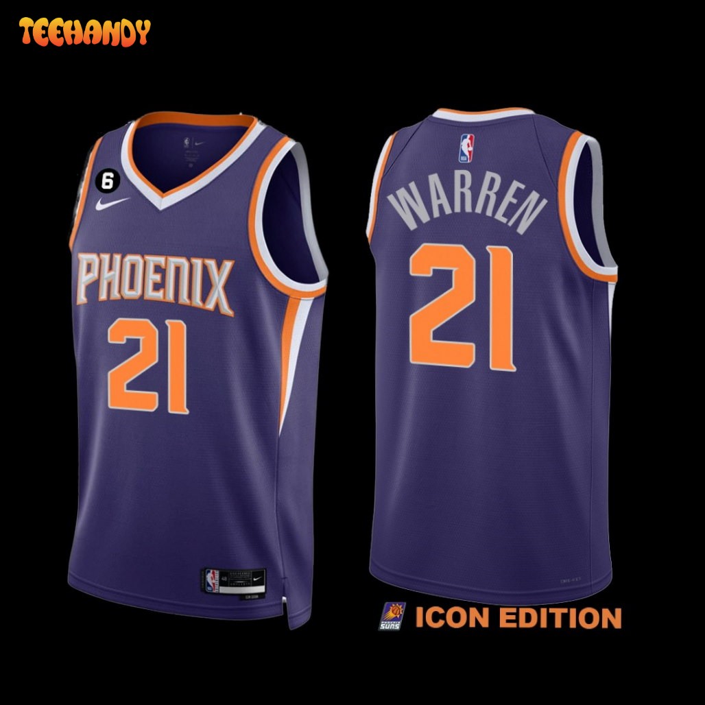 Phoenix Suns T.J. Warren 2022-23 Icon Edition Jersey Purple