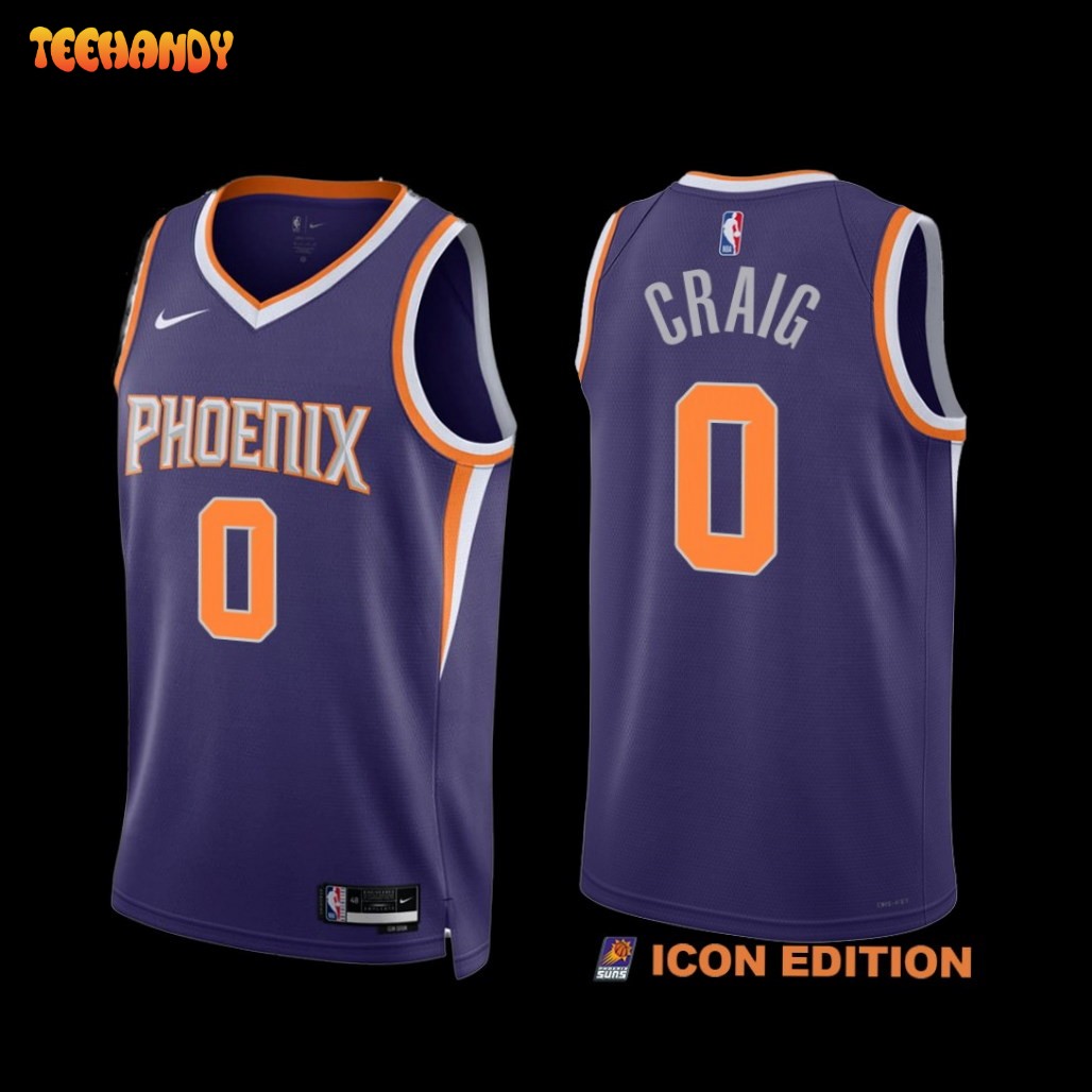 Phoenix Suns Torrey Craig 2022-23 Purple Icon Edition Jersey