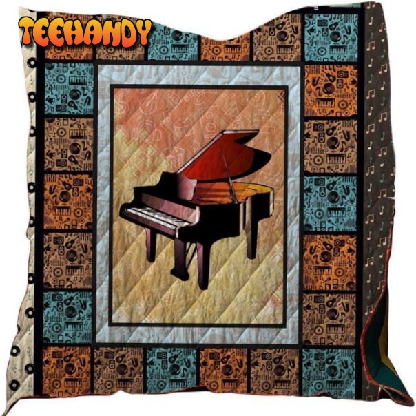 Piano 3D Customized Quilt Blanket