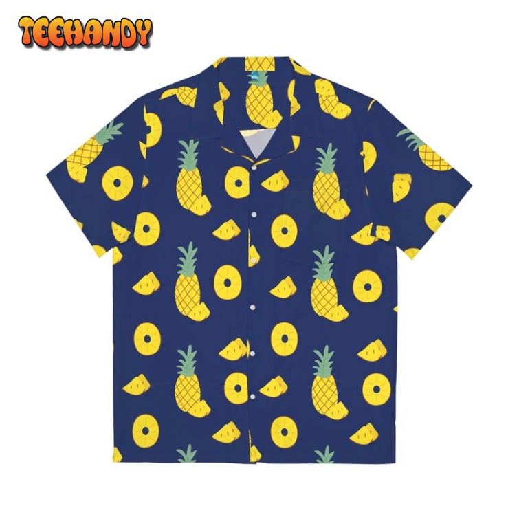 Pineapple Hawaiian Shirt, Fresh Fruit Aloha Shirt, Gift For Him