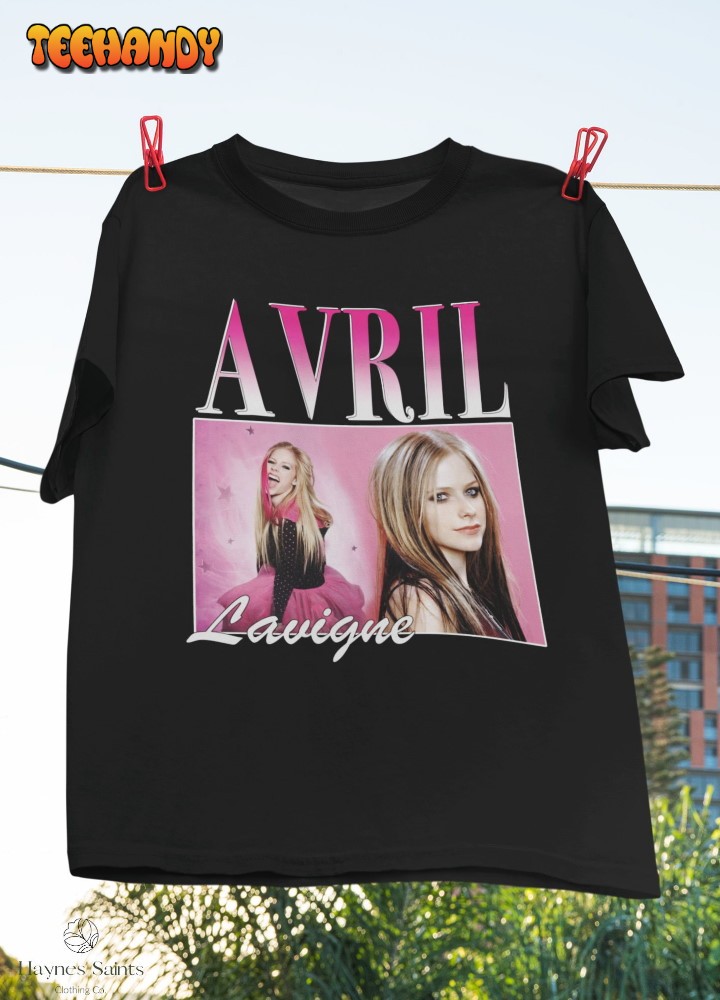 Pink Avril Lavigne Bootleg Vintage 90s T-Shirt, Ramona Lavigne Shirt