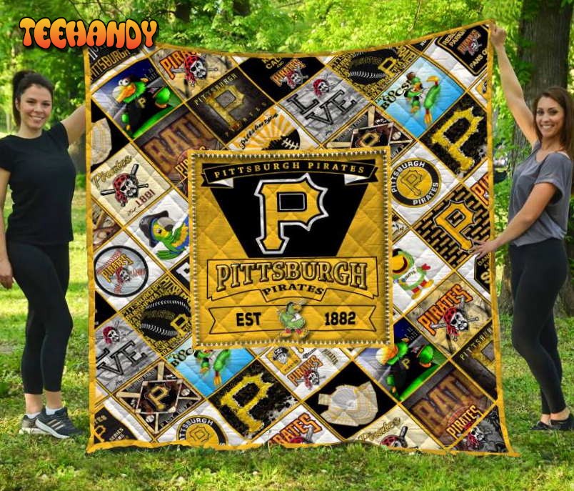 Pittsburgh Pirates 3D Customized Quilt Blanket