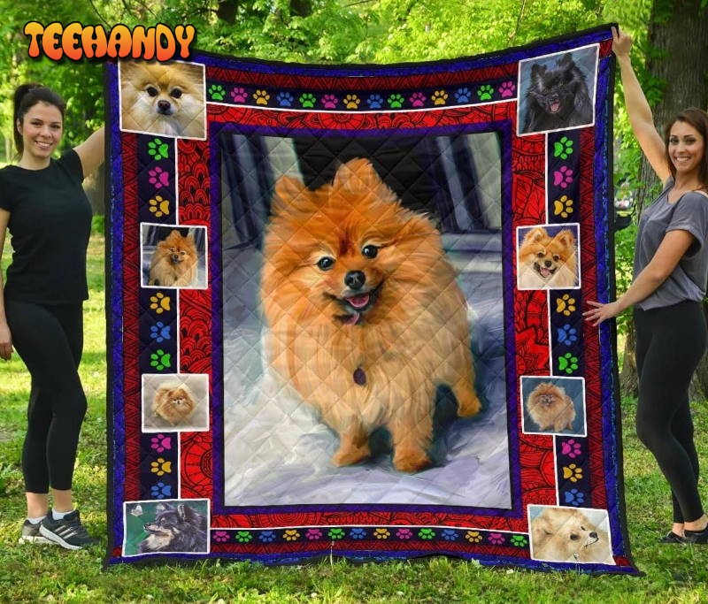 Pomeranianone And Only 3D Quilt Blanket