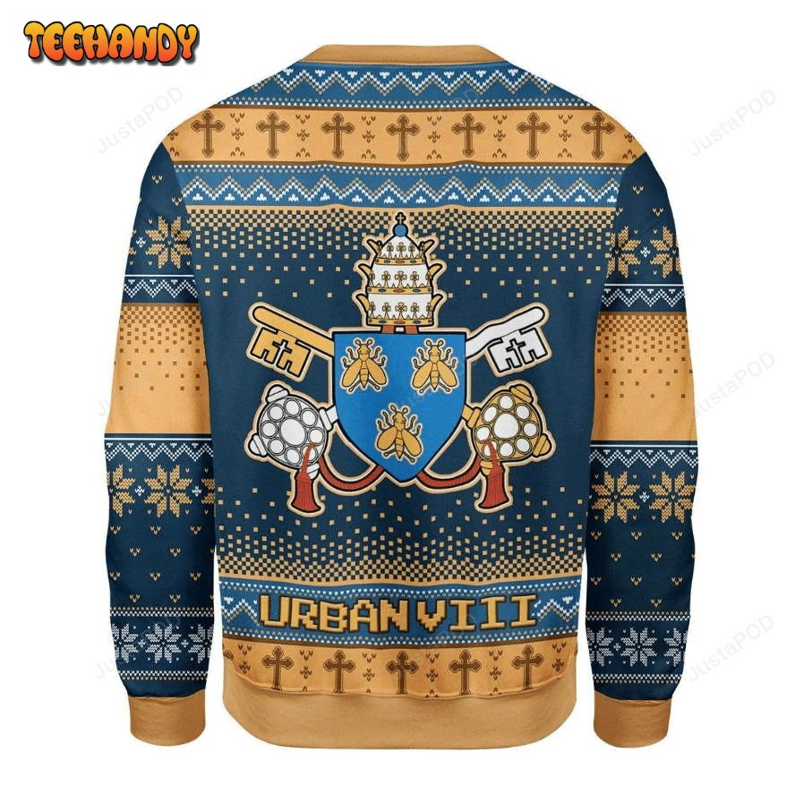 Pope Urban VIII – Maffeo Barberini Ugly Christmas Sweater, All Over Print Sweatshirt