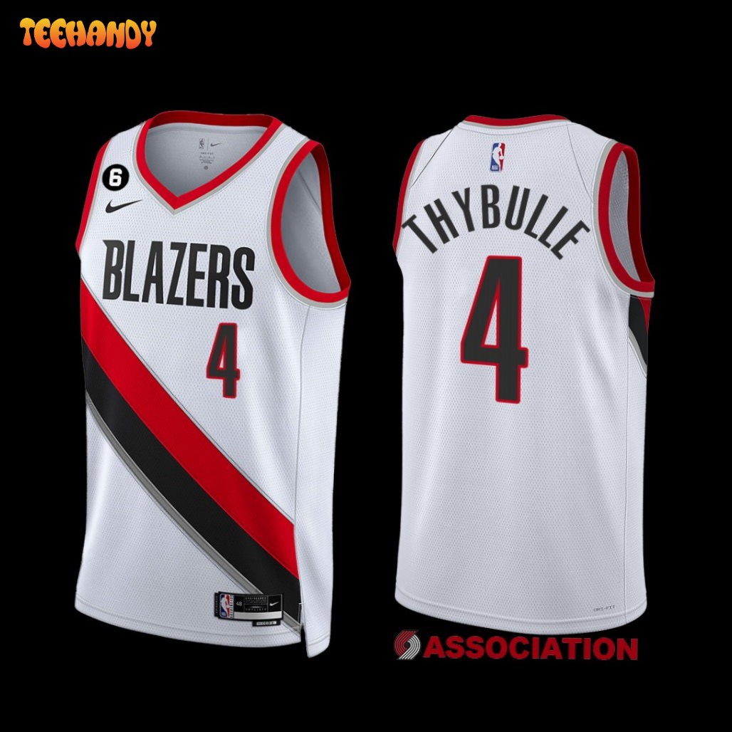 Portland Trail Blazers Matisse Thybulle 2022-23 White Association Edition Jersey