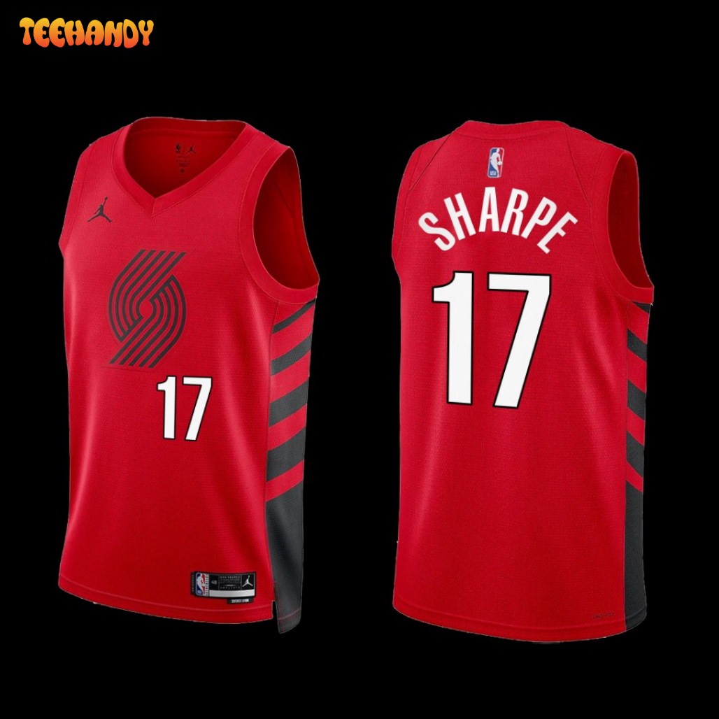 Portland Trail Blazers Shaedon Sharpe 2022-23 Statement Edition Jersey Red