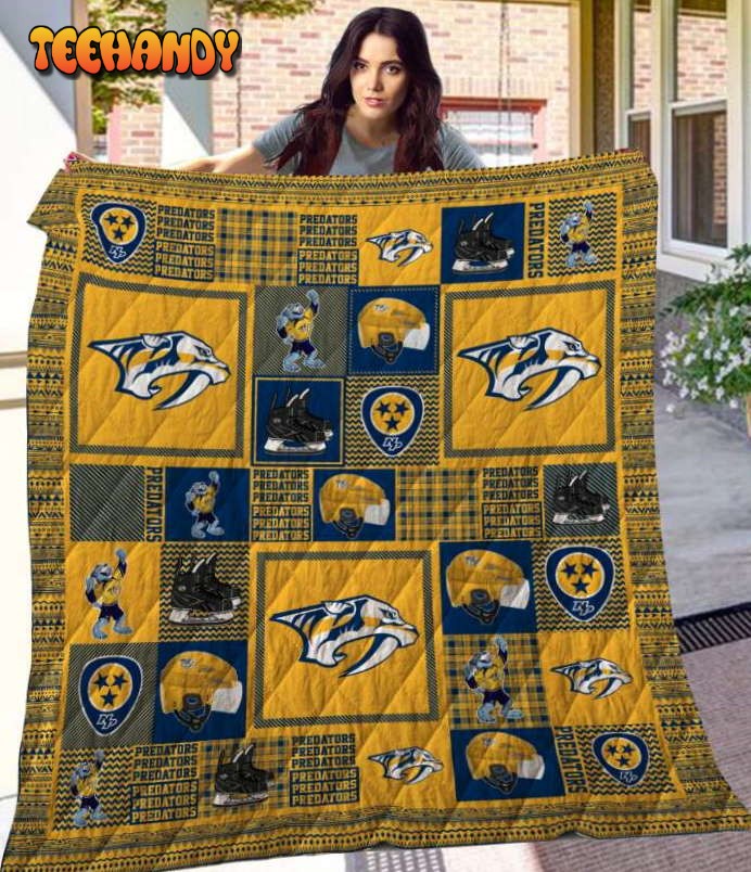 Predators 3D Customized Quilt Blanket