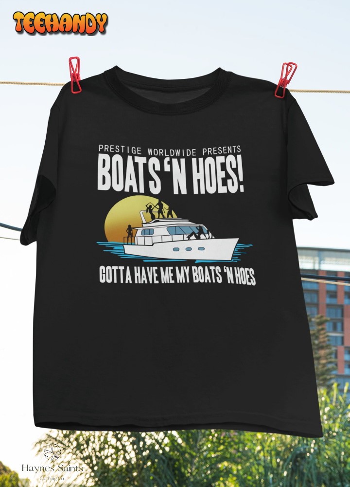 Prestige Worldwide Presents Boats N’Hoes T-Shirt, Check Out Vintage Shirt