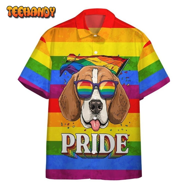 Pride 3D T Shirts, Im Pround And So Is My Beagle Awesome Hawaiian Shirt