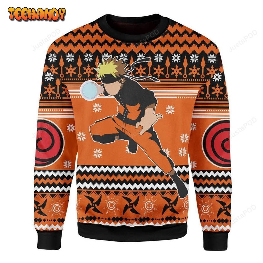 Printkay Unisex Christmas Ninja Ugly Sweater, Ugly Sweater