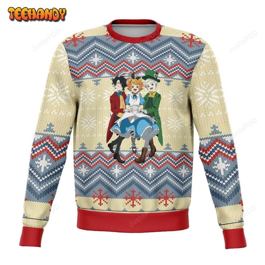 Promised Neverland Ugly Christmas Sweater, All Over Print Sweatshirt