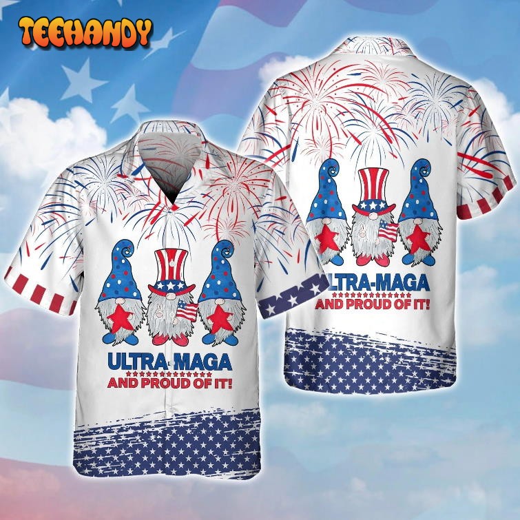 Proud Of American Independence Day Hawaiian Shirt For Men And Woman