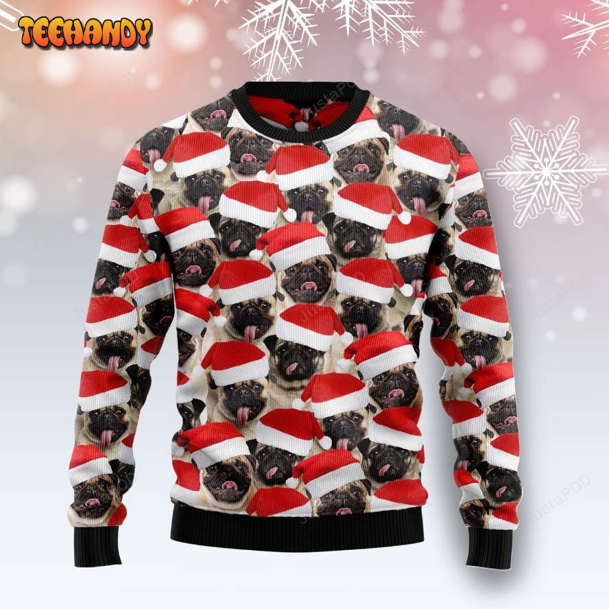 Pug Group Awesome Ugly Christmas Sweater Ugly Sweater Christmas Sweaters