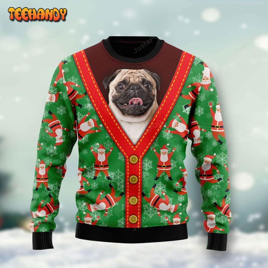 Pug Ugly Christmas Sweater, Ugly Sweater, Christmas Sweaters, Hoodie