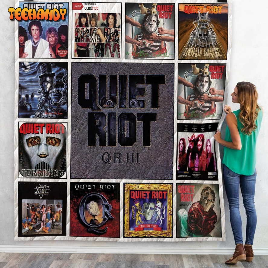 Quiet Riot Albums 3D Customized Quilt Blanket