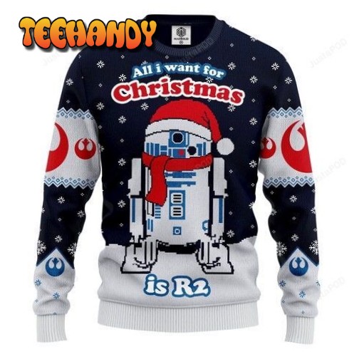 R2 Star Wars Xmas Christmas For Unisex Ugly Christmas Sweater