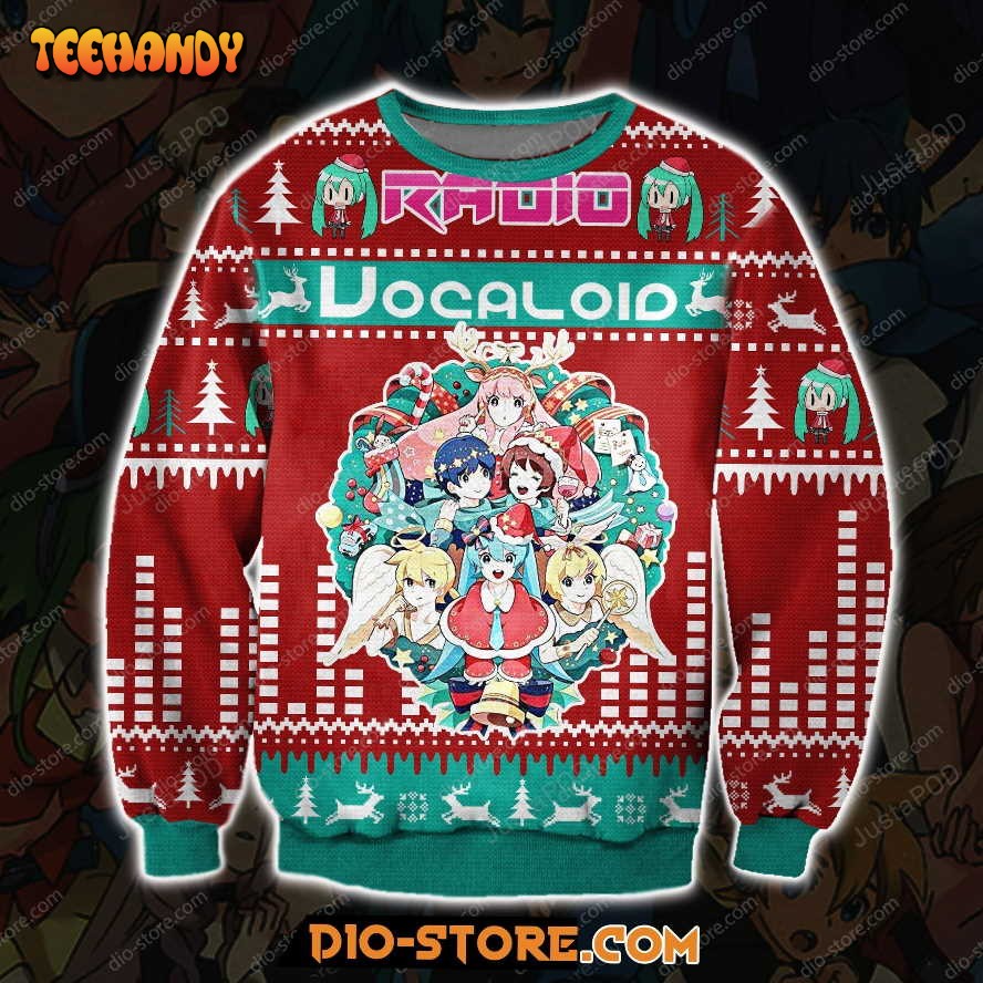 Radio Vocaloid Ugly Christmas Sweater, All Over Print Sweatshirt, Ugly Sweater