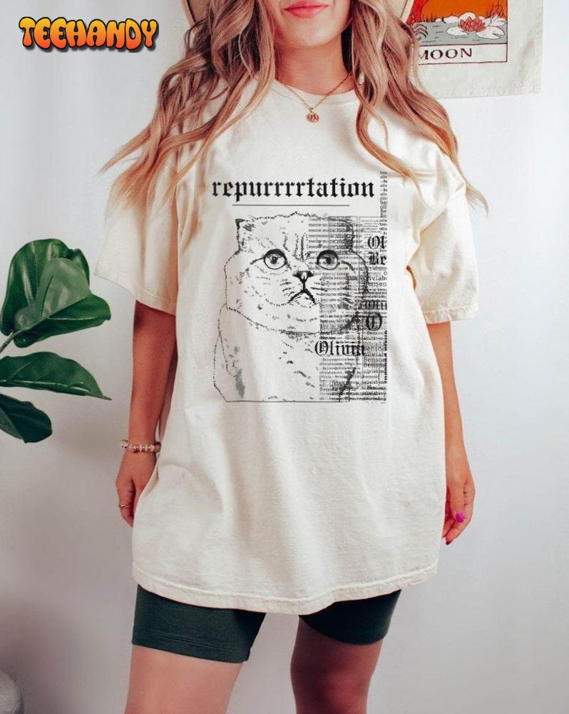 Repurtation Cat Shirt, Taylor Shirt, Swiftie Shirt, Taylor Cat Shirt