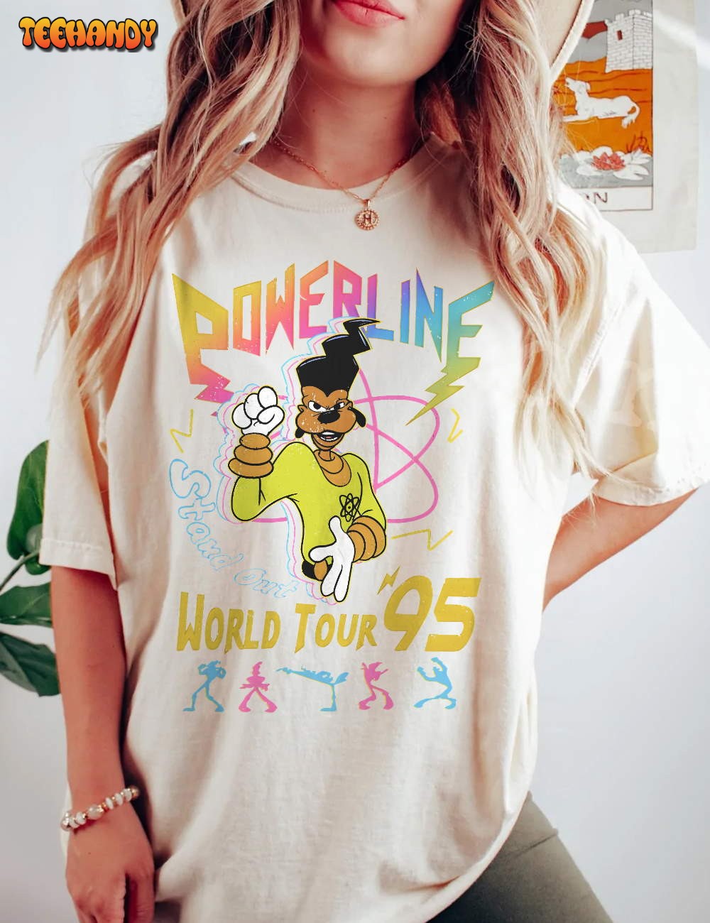 Retro Disney A Goofy Movie Powerline World Tour 95′  Shirt