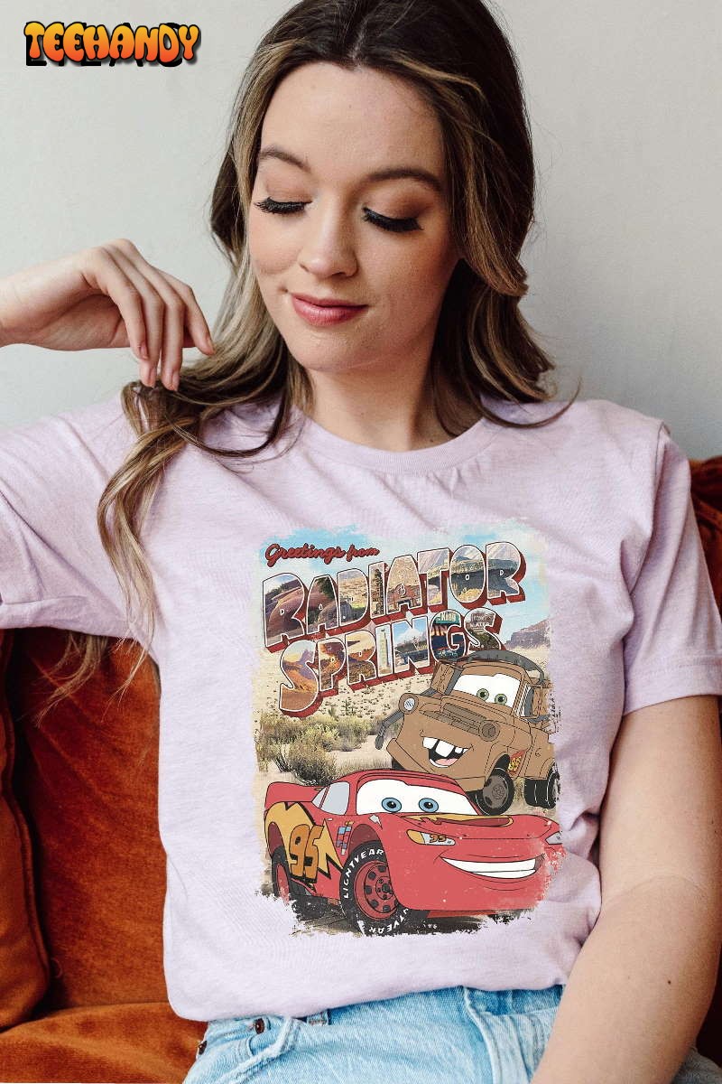 Retro Lightning Mcqueen Piston Cup Shirt, Disney Cars Shirt