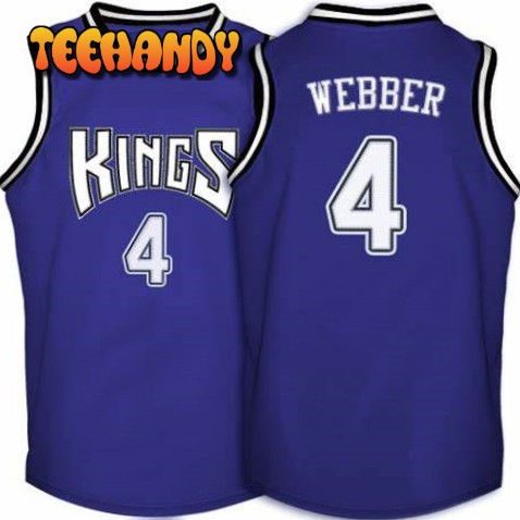 Sacramento Kings Chris Webber Purple Throwback Jersey