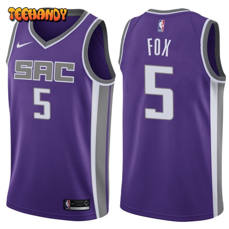 Sacramento Kings De’Aaron Fox Purple Icon Jersey