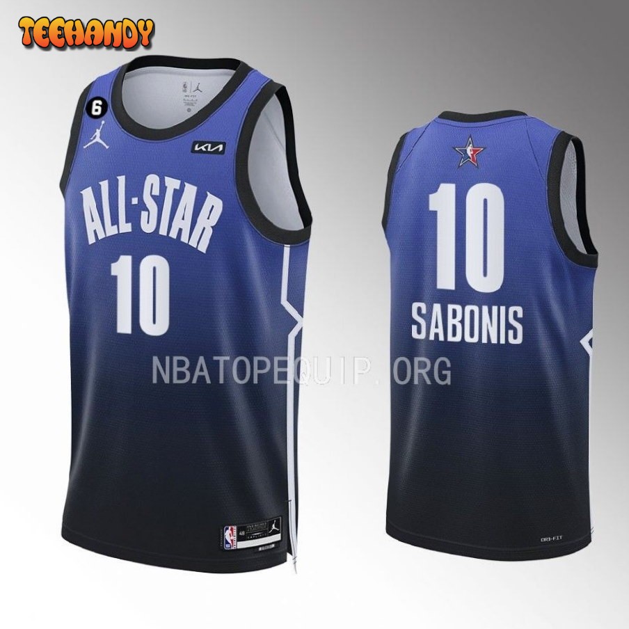 Sacramento Kings Domantas Sabonis Blue 2023 NBA All-Star Jersey