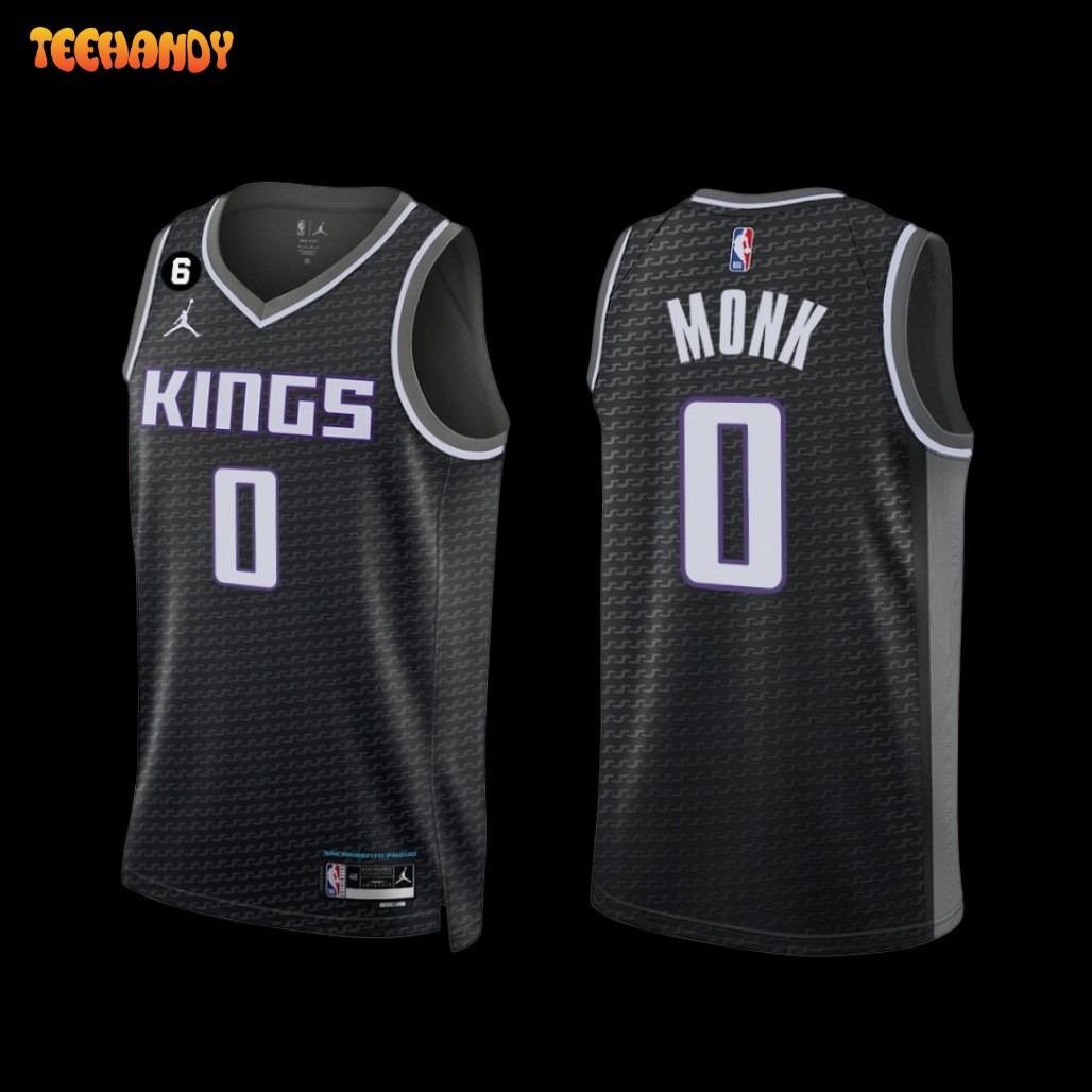 Sacramento Kings Malik Monk 2022-23 Statement Edition Jersey Black