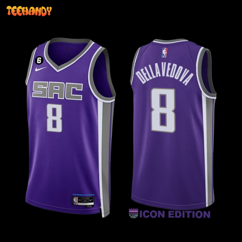 Sacramento Kings Matthew Dellavedova 2022-23 Icon Edition Jersey Purple