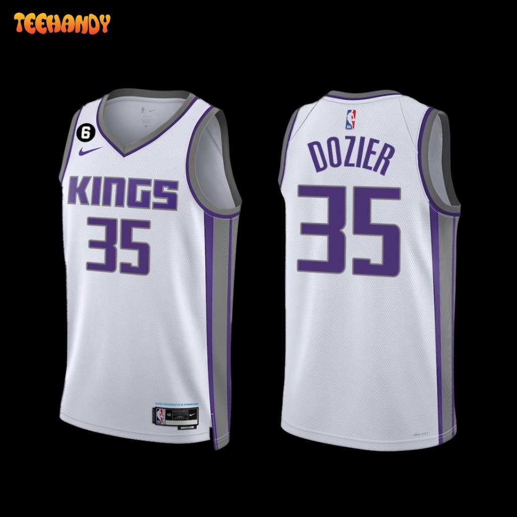 Sacramento Kings P.J. Dozier 2022-23 Association Edition Jersey White