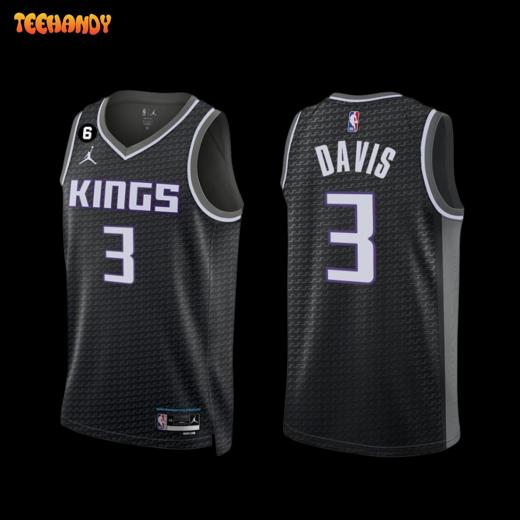 Sacramento Kings Terence Davis 2022-23 Statement Edition Jersey Black