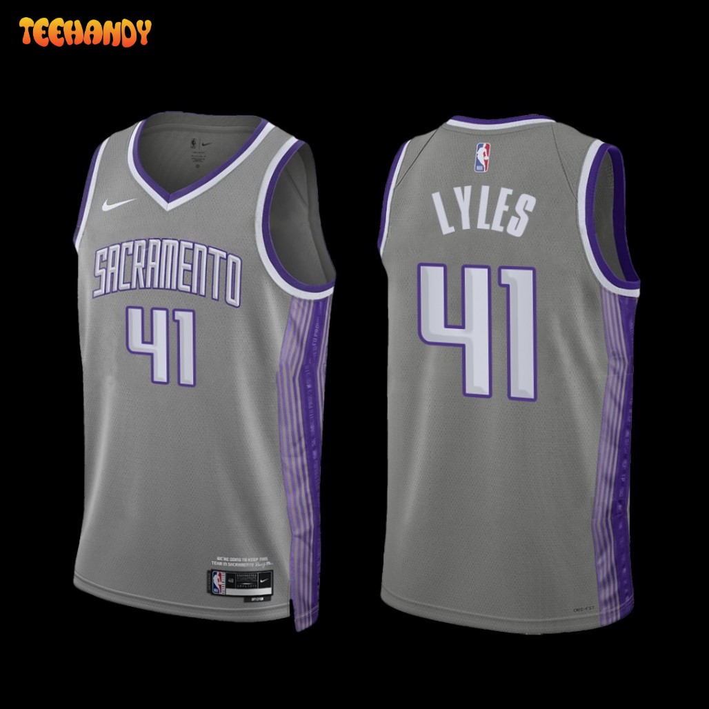 Sacramento Kings Trey Lyles 2022-23 City Edition Jersey Grey