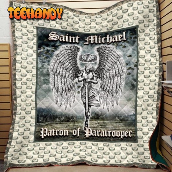 Saint Michael 3D Customized Quilt Blanket