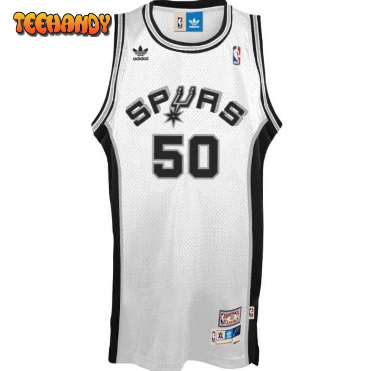 San Antonio Spurs David Robinson White Throwback Jersey