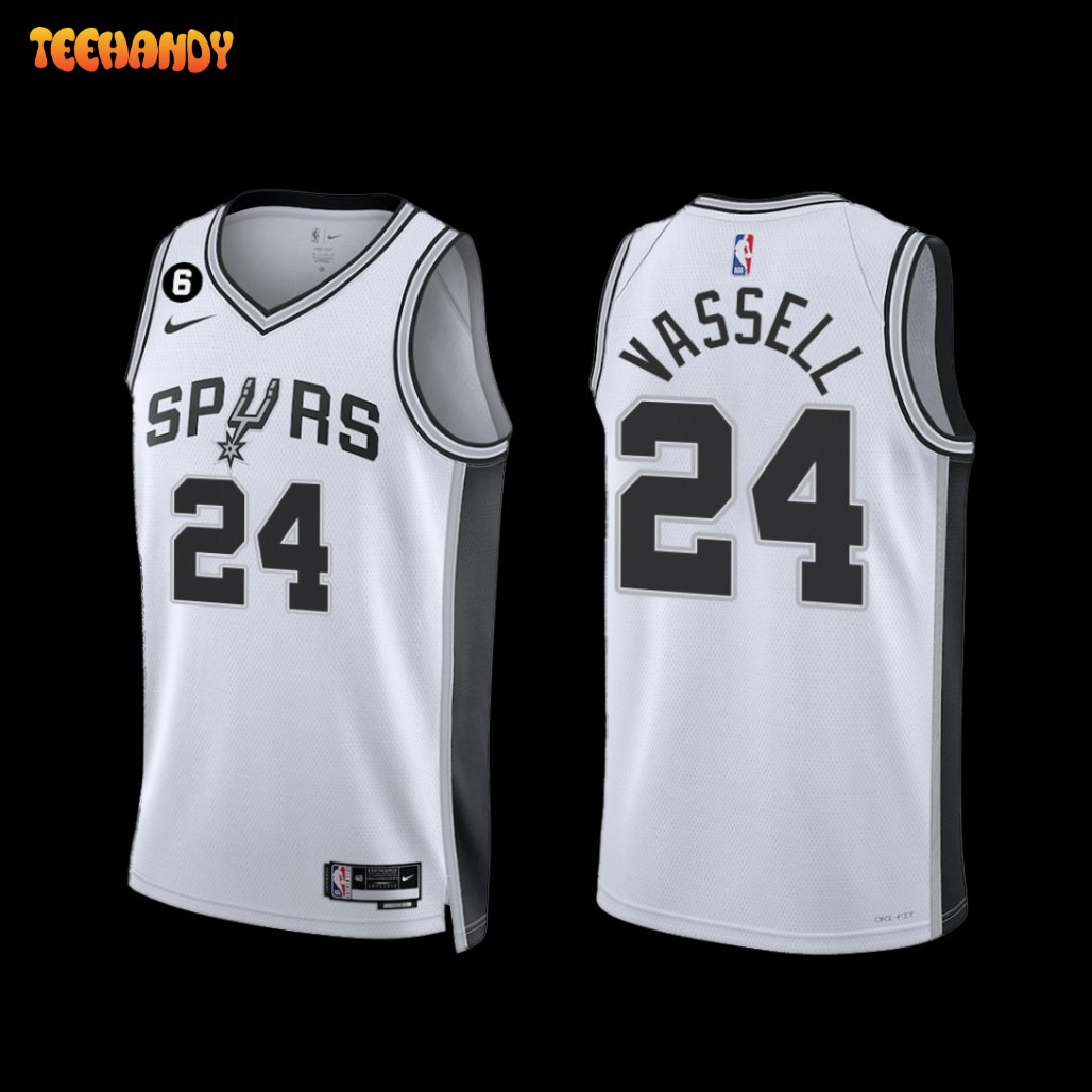 San Antonio Spurs Devin Vassell 2022-23 Association Edition Jersey White