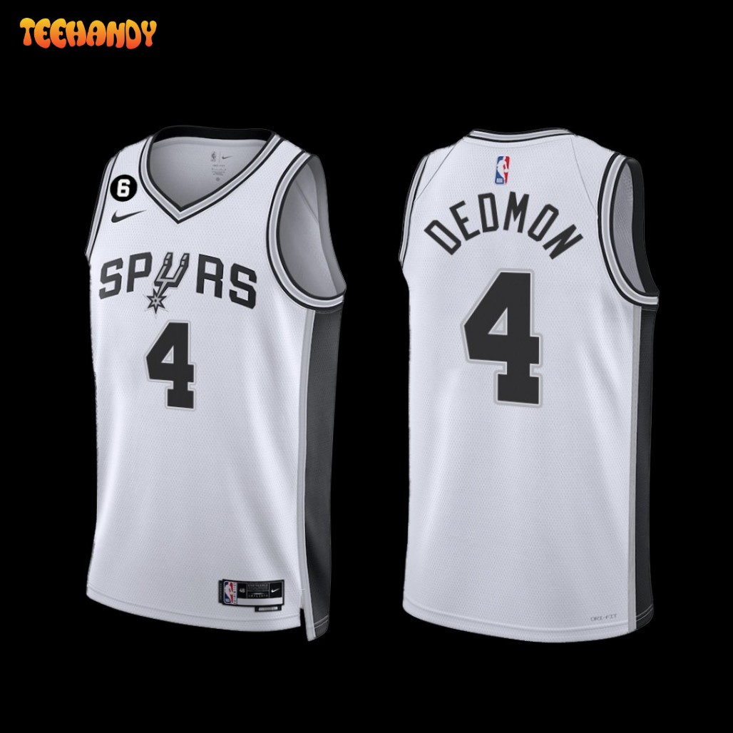 San Antonio Spurs Dewayne Dedmon 2022-23 Association Edition Jersey White