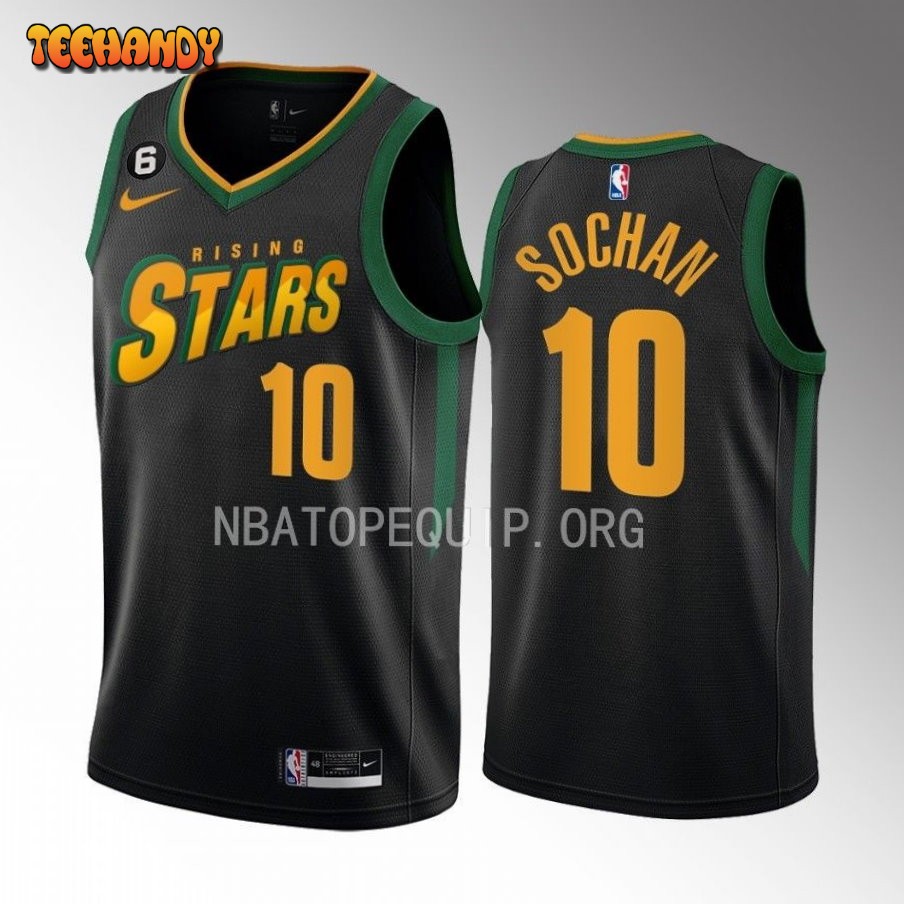 San Antonio Spurs Jeremy Sochan 2023 NBA Rising Stars Black Jersey