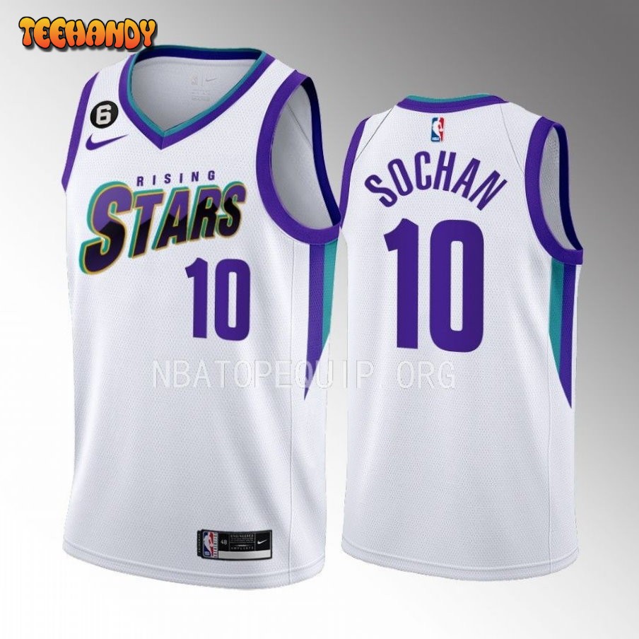 San Antonio Spurs Jeremy Sochan 2023 NBA Rising Stars White Jersey