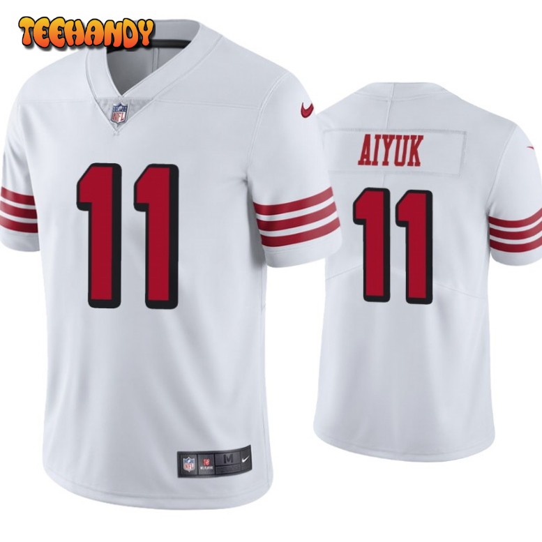 San Francisco 49ers Brandon Aiyuk White Color Rush Limited Jersey