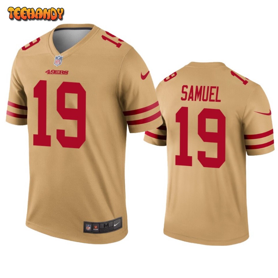 San Francisco 49ers Deebo Samuel Gold Inverted Limited Jersey