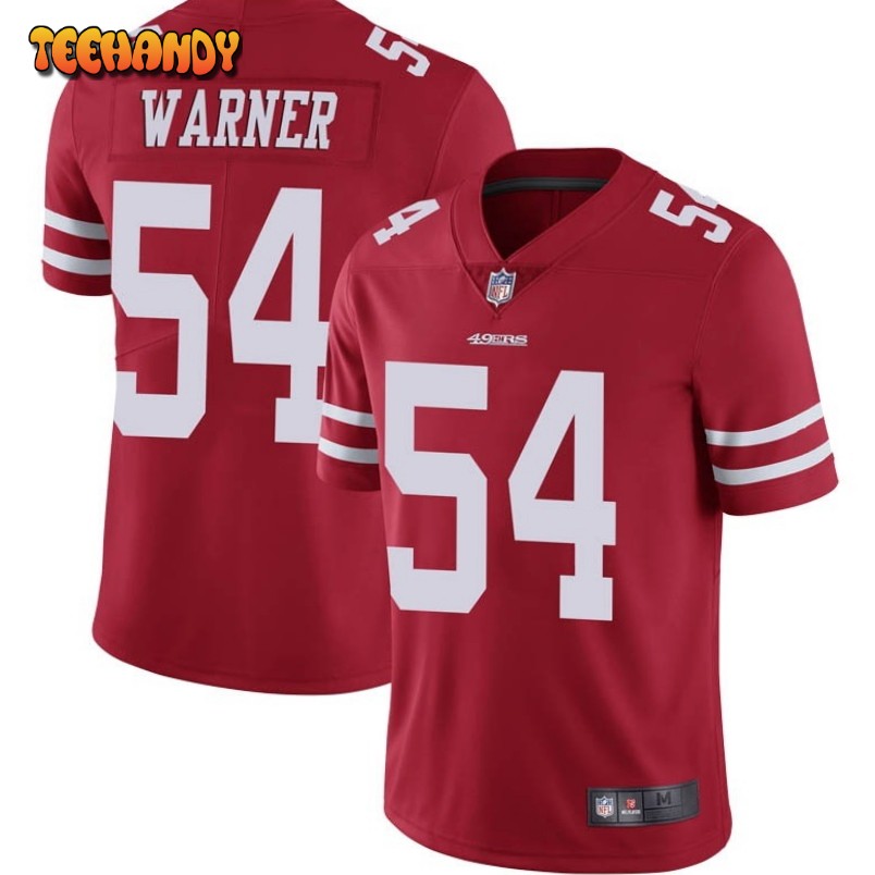 San Francisco 49ers Fred Warner Scarlet Limited Jersey