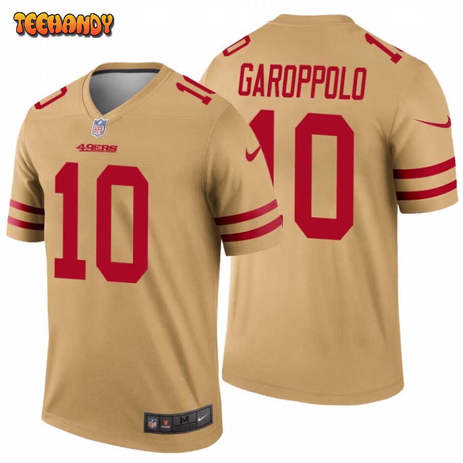 San Francisco 49ers Jimmy Garoppolo Gold Inverted Limited Jersey