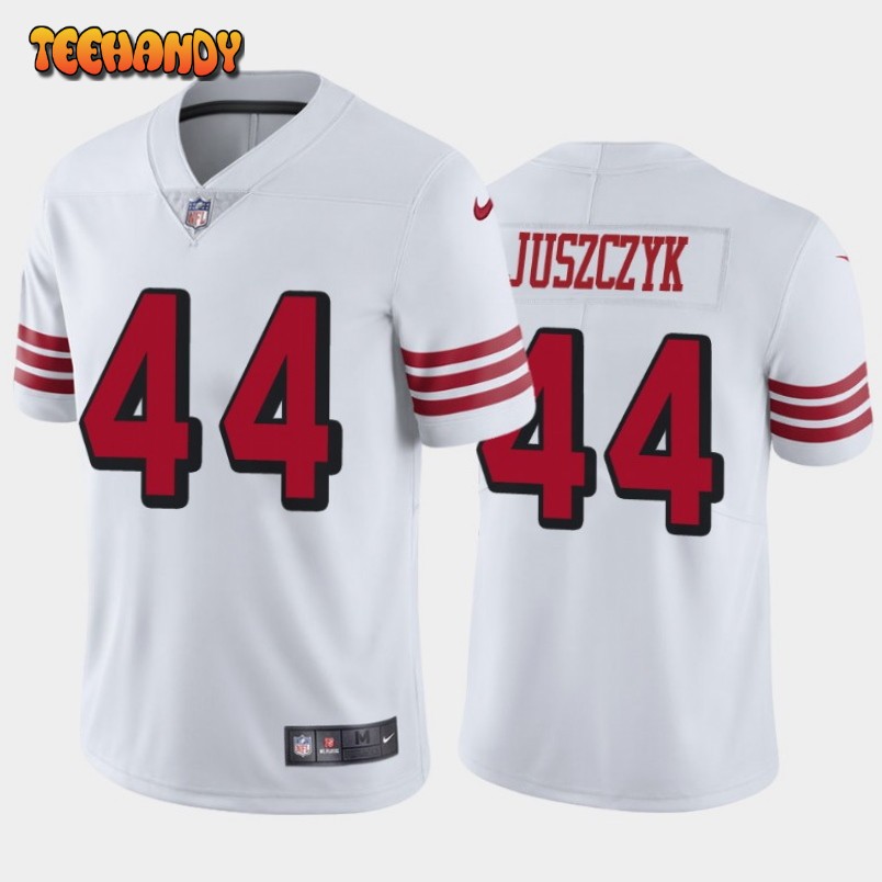 San Francisco 49ers Kyle Juszczyk White Color Rush Limited Jersey