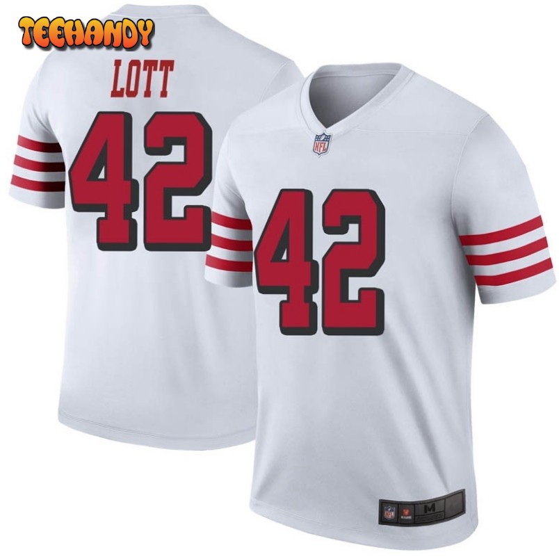 San Francisco 49ers Ronnie Lott White Color Rush Limited Jersey