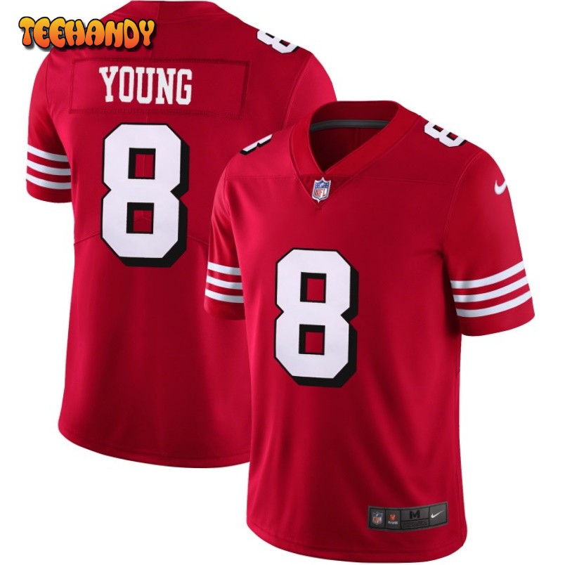 San Francisco 49ers Steve Young Red Throwback Limited Jersey