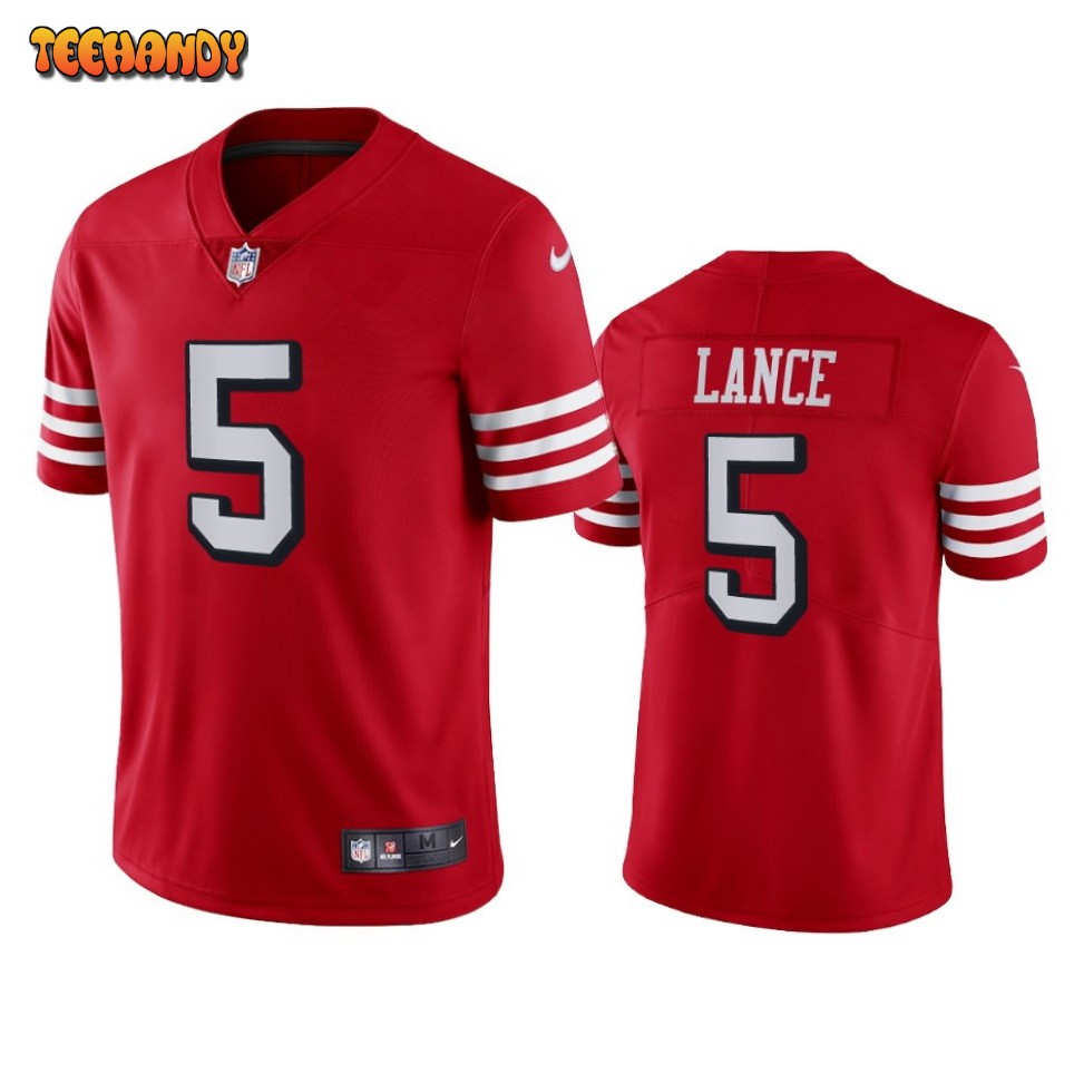 San Francisco 49ers Trey Lance Scarlet Alternate Limited Jersey