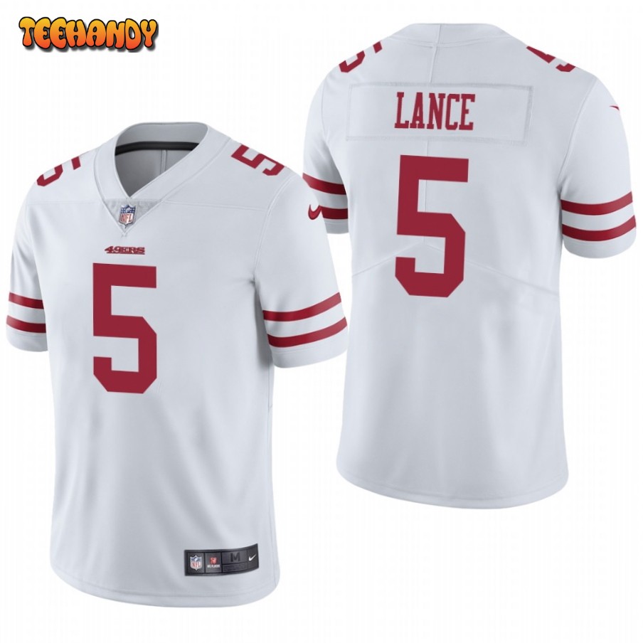 trey lance white jersey