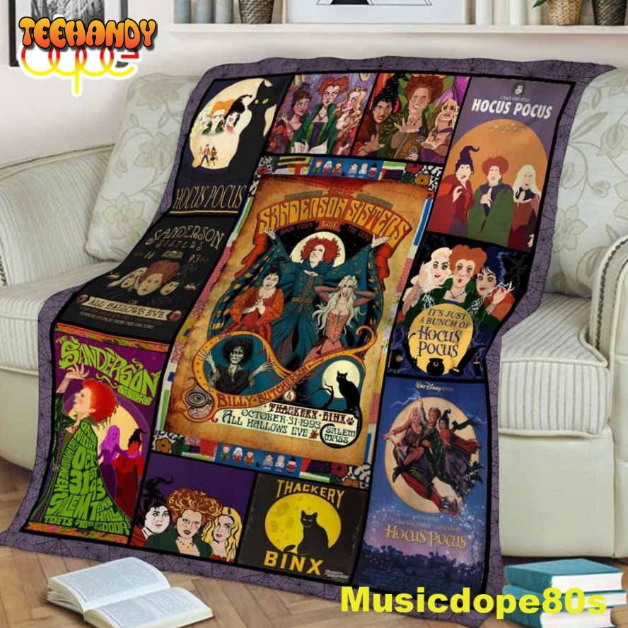 Sanderson Sisters Halloween Hocus Pocus Blanket